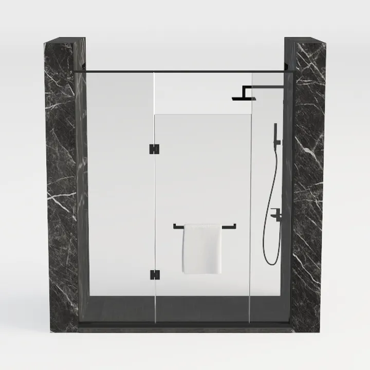ELEGANT Double Sliding Bathtub Shower Door 60" W x