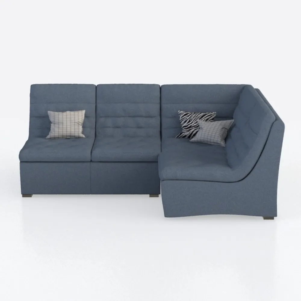 6-Piece Patio Furniture Set Outdoor Sectional Sofa