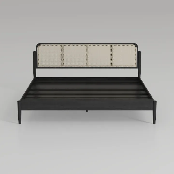 Walker Edison Inaya Solid Wood Rattan Panel