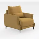 VINGLI Accent Chairs Set of 2 Living Room Chairs Right 45 Degree View