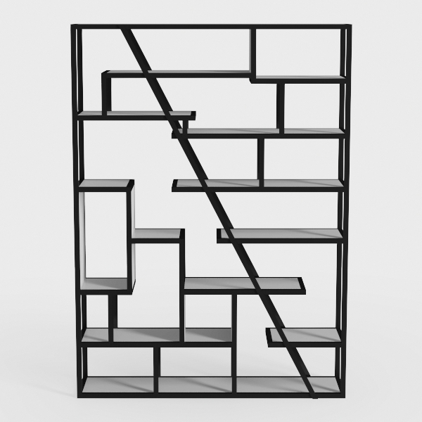 Tribesigns 70.86-Inch Tall Bookshelf, Industrial