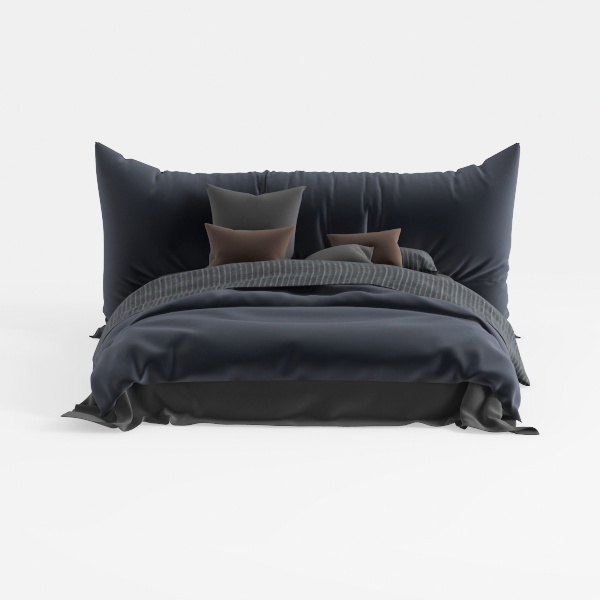 LSIGHTUS Grey Light Luxury Full Size Bed Frame, Qu