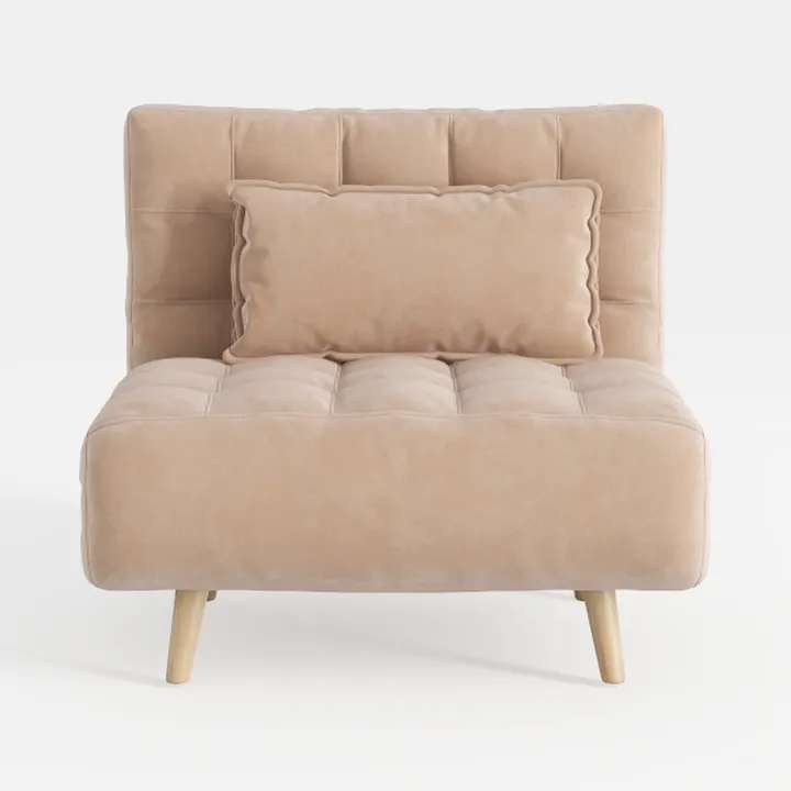 Chaise Lounge Chair with Adjustable Backrest 
