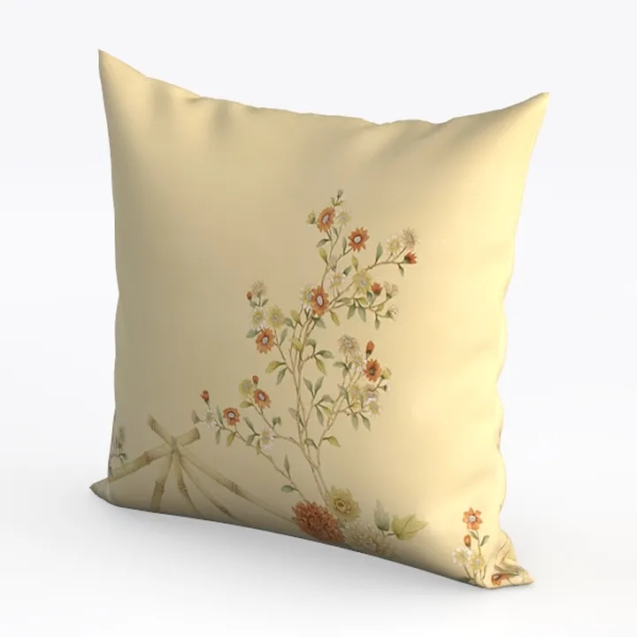 Flower Outdoor Pillows Waterproof, Plant Throw