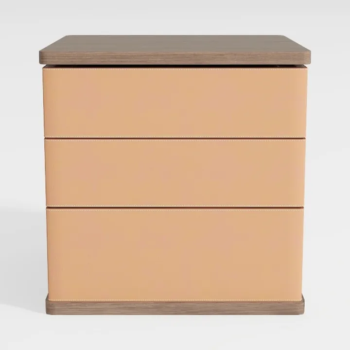 Night Stand Minimalist Solid Wood Bedside Table