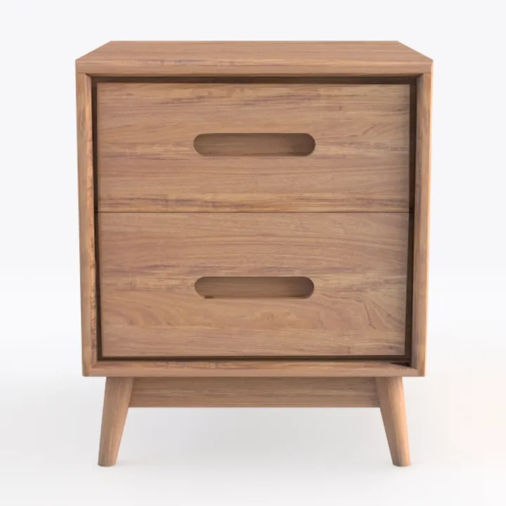 MICHAEL AMINI Brooklyn Walk Wood Nightstand