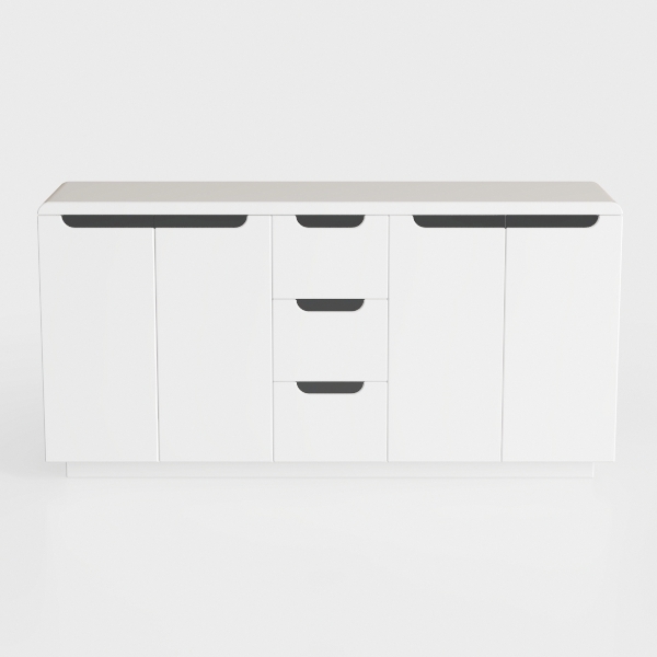 Madesa Hazel Kitchen Storage Buffet Base Cabinet