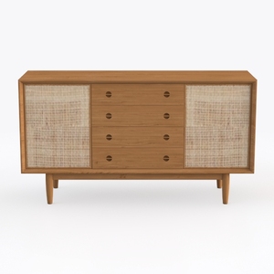 Accent Storage Cabinets Set of 2 Sideboard with