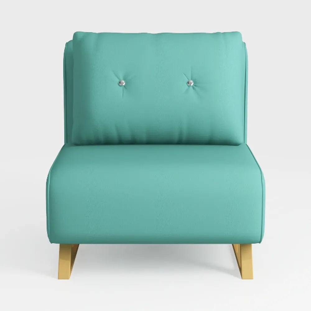 GIA Tri-Fold Convertible Polyester Sofa Bed Chair 