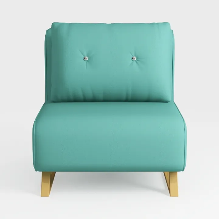 GIA Tri-Fold Convertible Polyester Sofa Bed Chair 