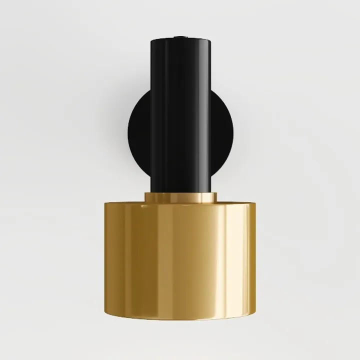 Brass Semi Flush Mount Ceiling Light,Gold Modern