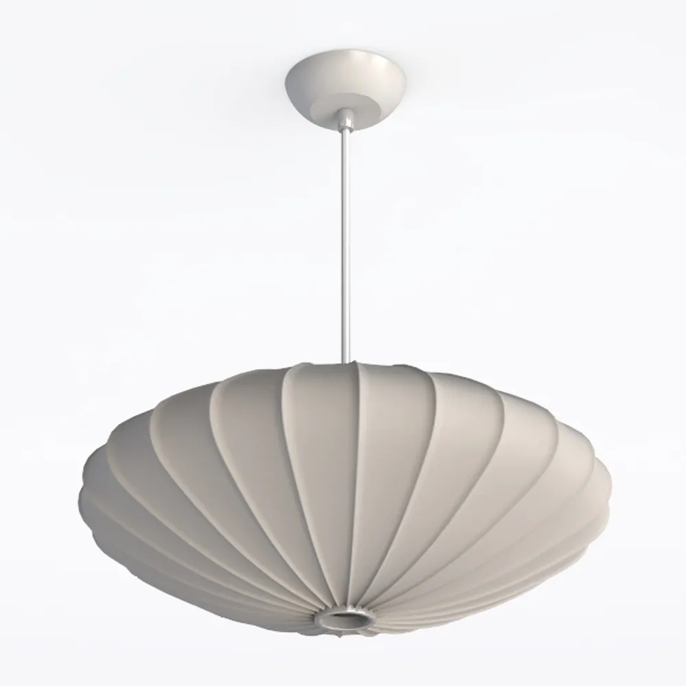 LITFAD Minimalist Indoor Pendant Light, Cloth Art