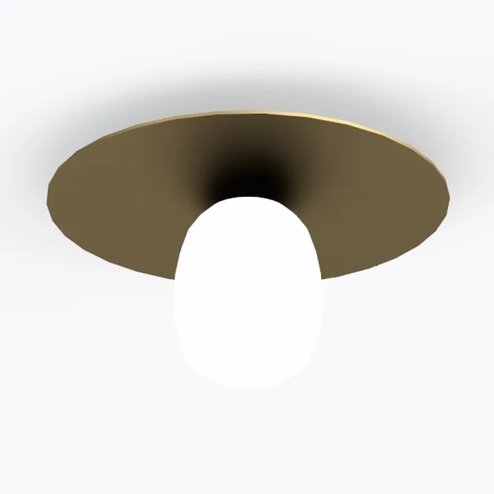 Dimmable Modern Mid-Century Ceiling Light, Black