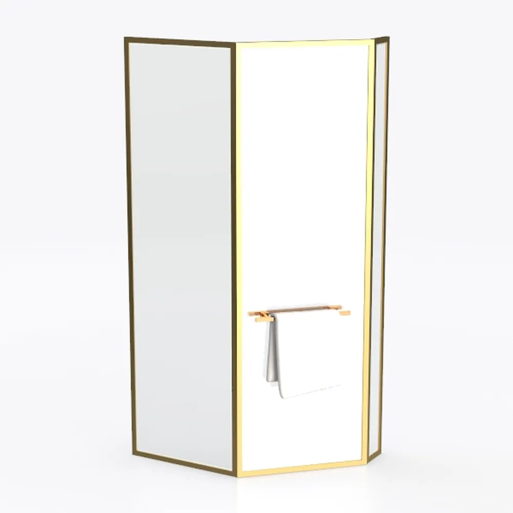 Bifold Shower Door, 32"-33.9" W x 72" H, 1/4"