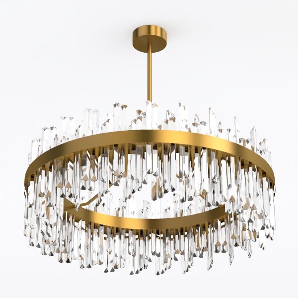 CROSSIO 20&quot; Crystal Ceiling Fan with Lights and 