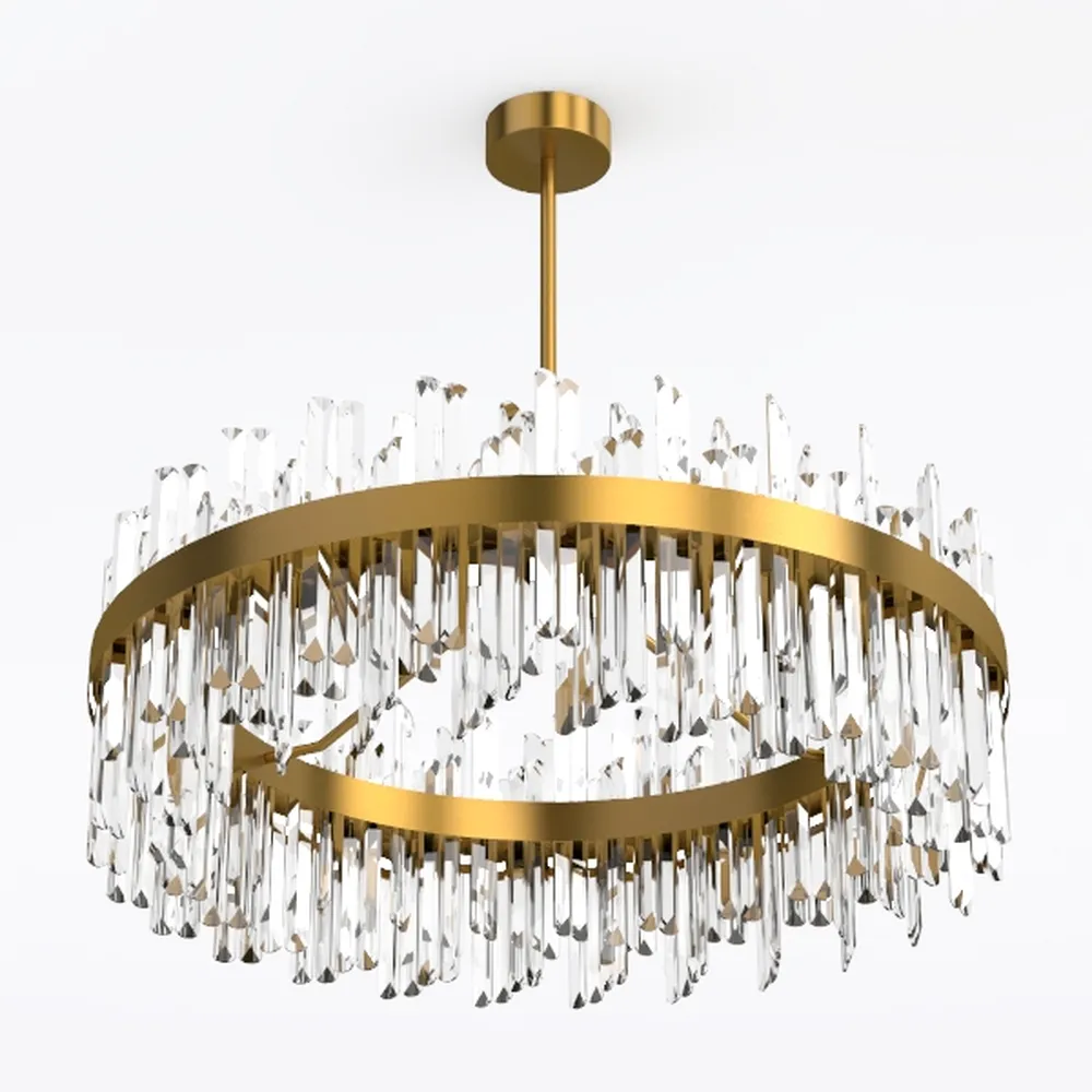 CROSSIO 20" Crystal Ceiling Fan with Lights and 