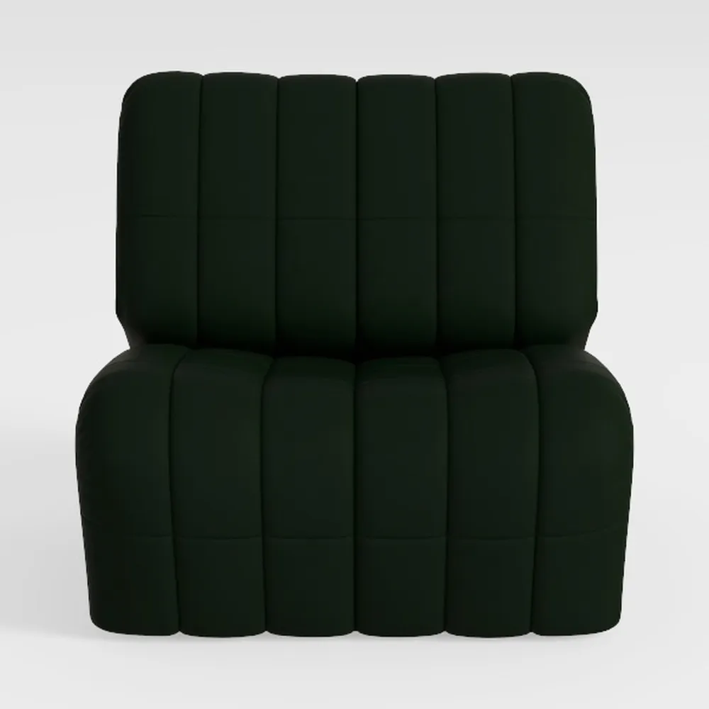 Modern Upholstered 360°Swivel Accent Chair Barrel 