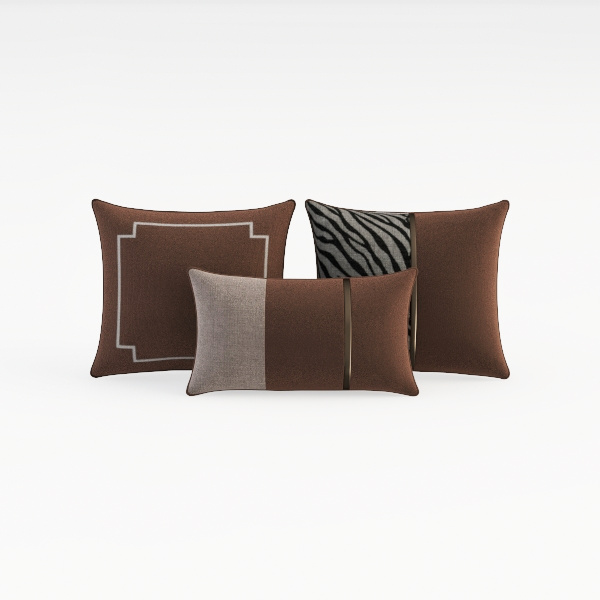 ZWJD Rust Throw Pillow Covers 18x18 Set of 2