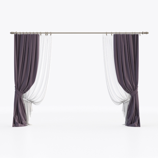 Roman pole Curtain  A-40