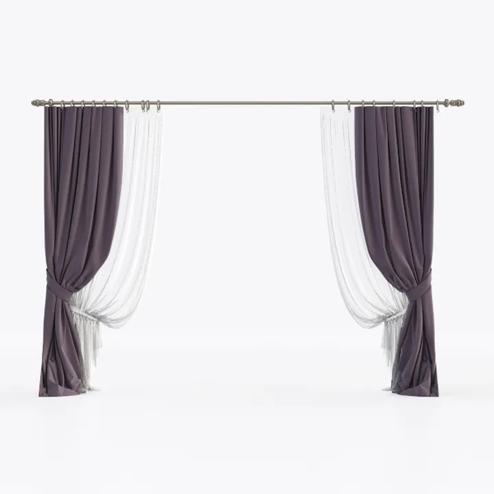 Roman pole Curtain  A-40