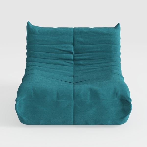 Oversized Bean Bag Sofa, Comfy Corduroy Loveseat