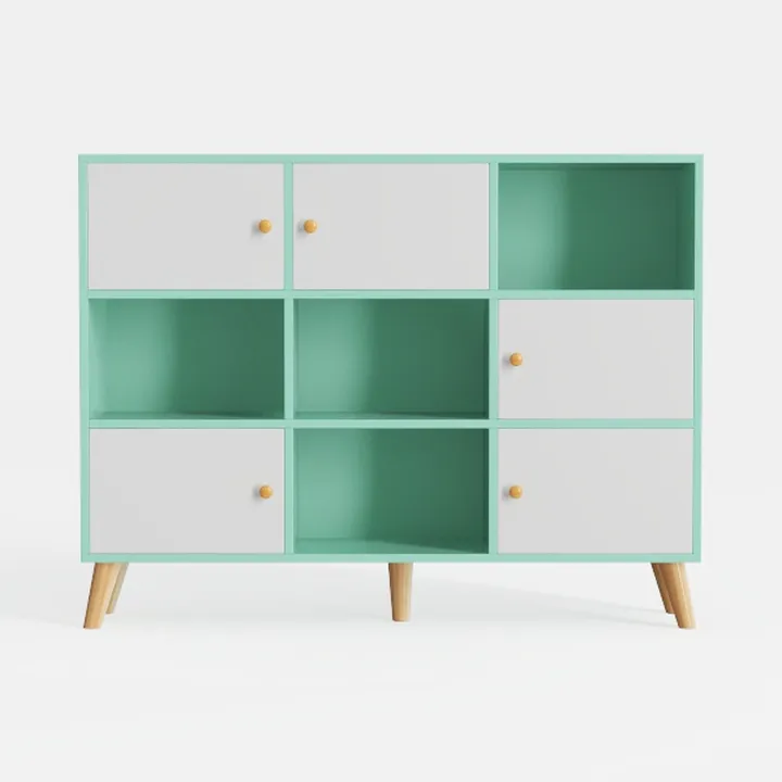 IOTXY Wooden Open Shelf Bookcase - 3-Tier Floor