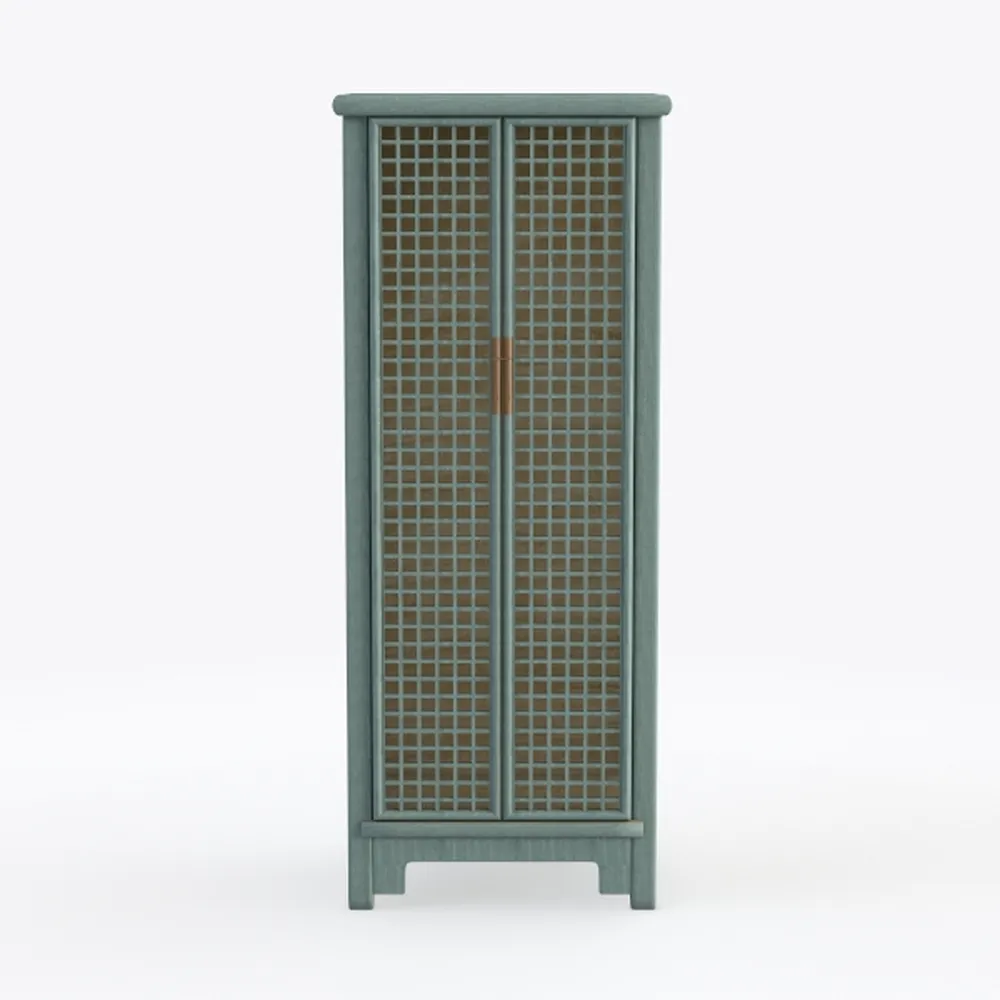 PHI VILLA Tall Accent Cabinet with Doors