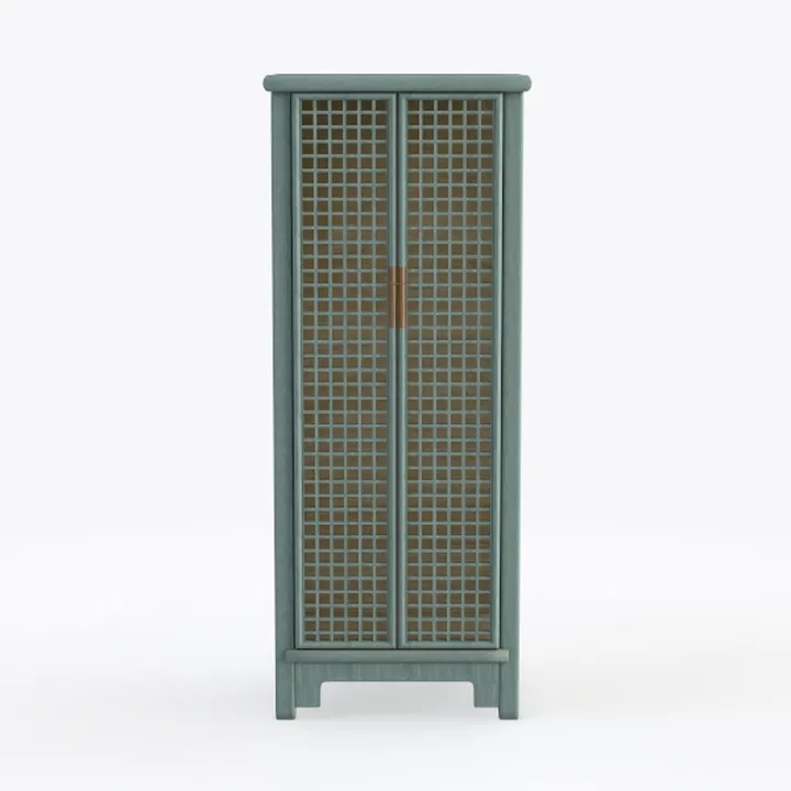 PHI VILLA Tall Accent Cabinet with Doors