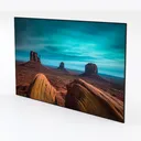 Wall-attached TV 454 Left 45 Degree View