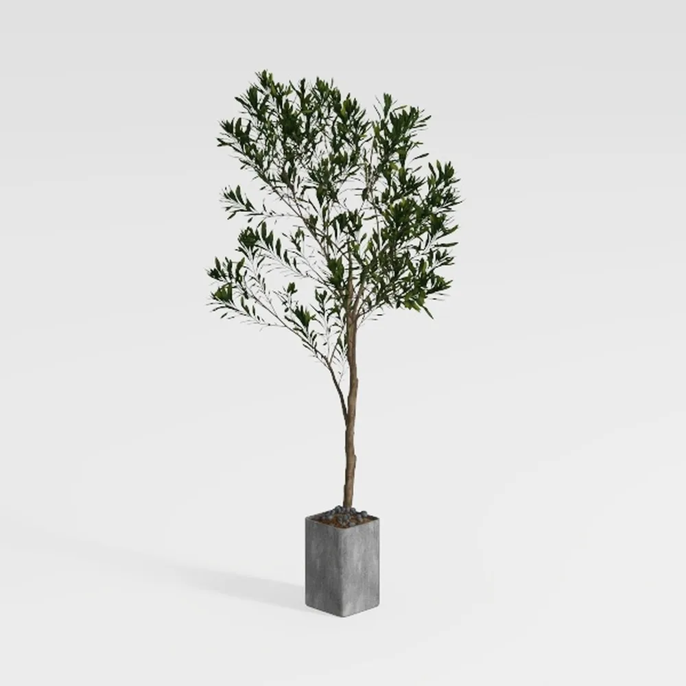 MOSADE Artificial Olive Tree 7 Feet Fake Olive
