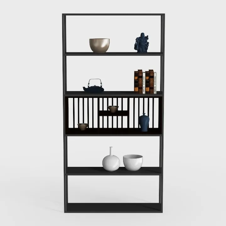 IRONCK Bookshelf, 31.5in Wide Shelf 6 Tier Bookcas