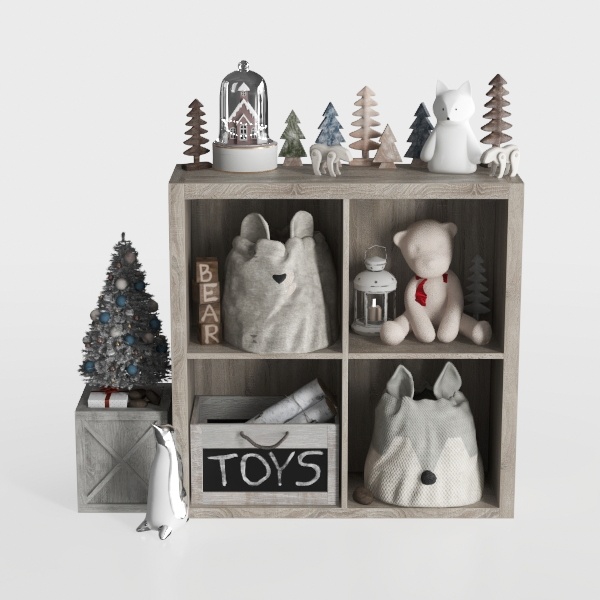 SUPER DEAL 9 Cube Open Shelf Bookcase, 3 x 3