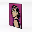 wall art-Pop Art Inspired Left 45 Degree View