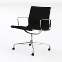 DUMOS Office Desk Chair with Sled Base Set of 2 Left 45 Degree View
