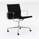 DUMOS Office Desk Chair with Sled Base Set of 2 Right 45 Degree View