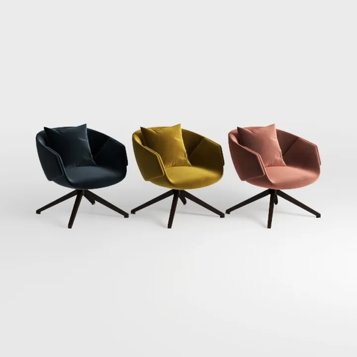 Ergonomic Office Chair with High-Back Headrest, Pe