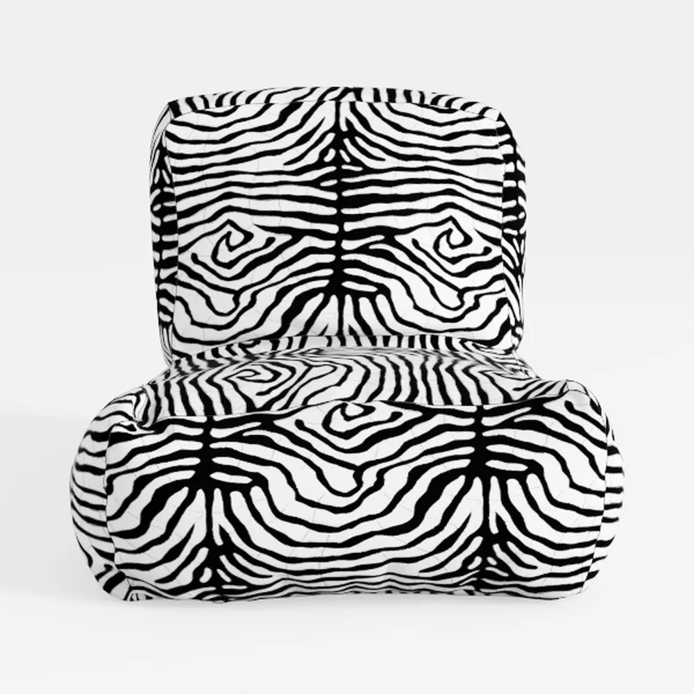 YHKJLYH Sedie a Dondolo con poggiapiedi Imbottito, Sedia a Dondolo, Sedia a Dondolo, Cuscino Imbottito per Soggiorno, Camera da Letto (Cuscini Floreali Neri)