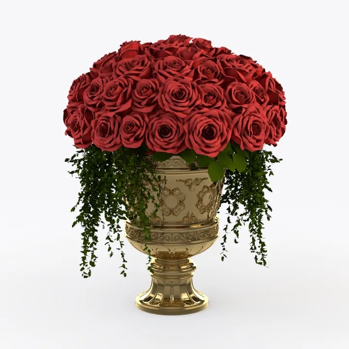 Hydrangea Artificial Flowers with Vase Fall Decor