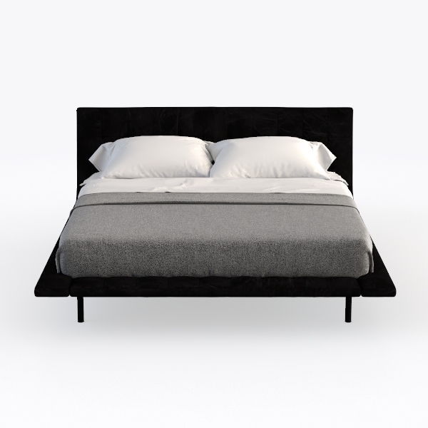 Tov Furniture Olafur Black Linen Queen Bed
