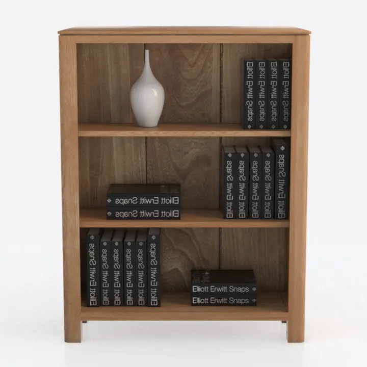 43 in Tall Bookcase, 3-Tier Bookshelf Open Storage