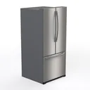 33 inches French Door Refrigerator Left 45 Degree View