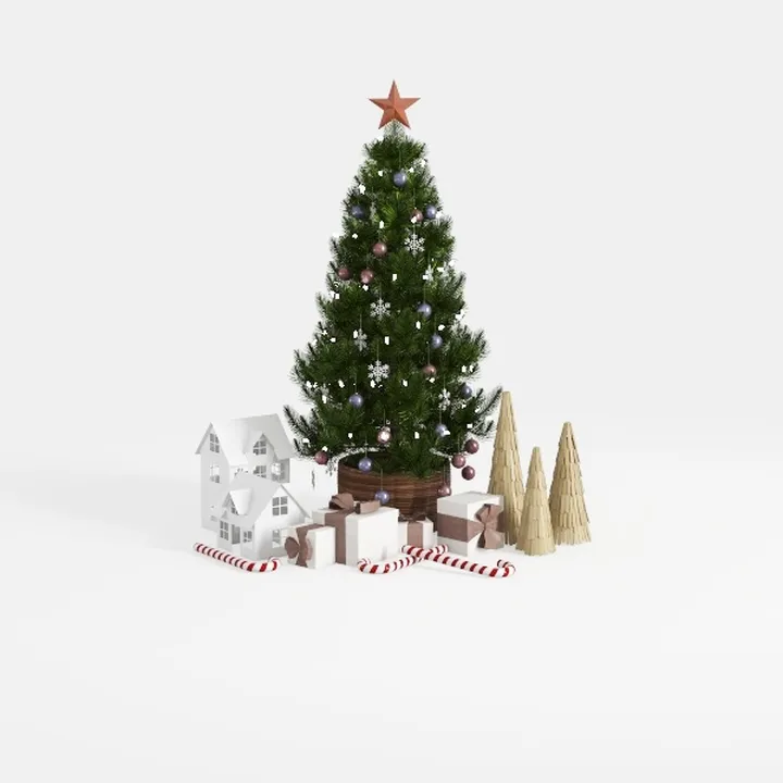 Artificial Tree 5.3Ft Faux Agave Plant with 3 Head