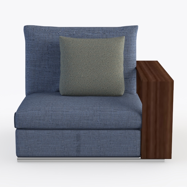 TREATLIFE HOME Armless Chair with Steel Color Dorr