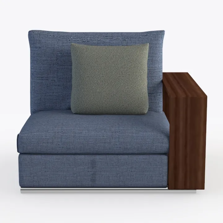 TREATLIFE HOME Armless Chair with Steel Color Dorr