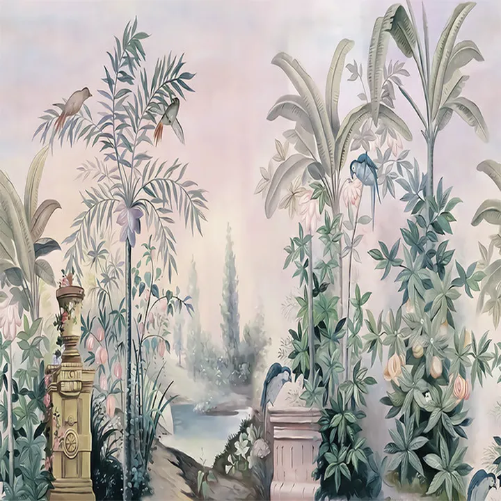 wallpaper-Rainforest Wall Deco