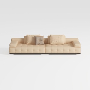 Wooden Skeleton Combination Sofa Villa Large Flat