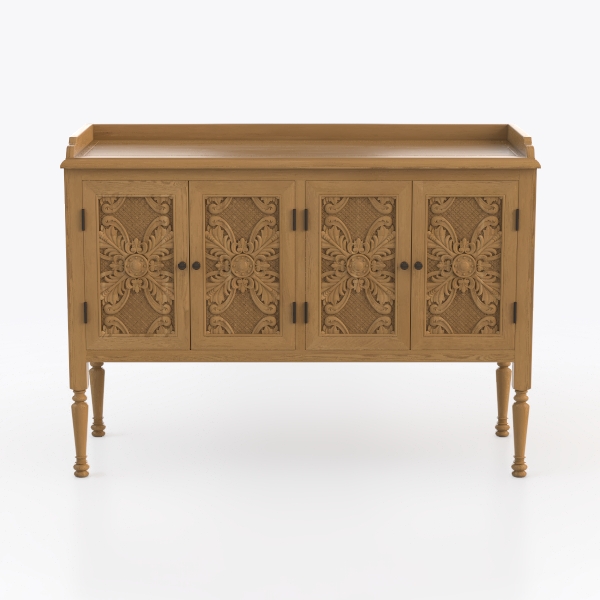 Sideboard Cabinet Solid Wood Carved Sideboard Farm
