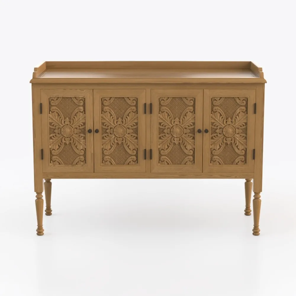 Sideboard Cabinet Solid Wood Carved Sideboard Farm