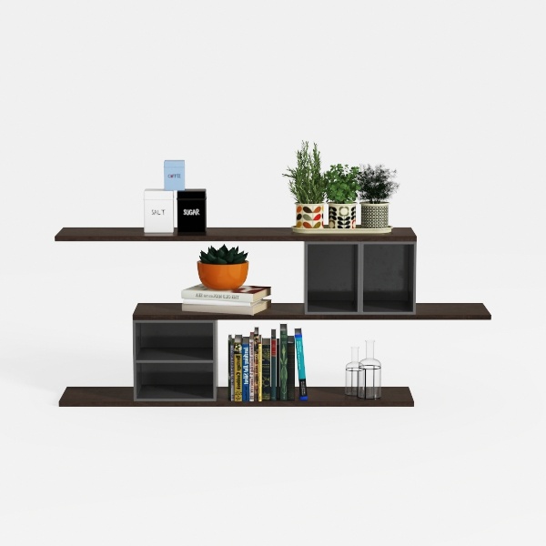 Floating Shelves for Wall- 17 Inch Natural Wood