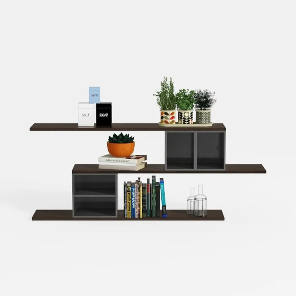 Floating Shelves for Wall- 17 Inch Natural Wood